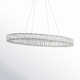 Mystic Single Light Metal Dimmable Linear Chandelier