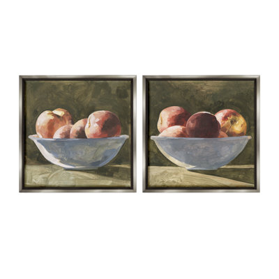 " Bowls Of Apples " by Emma Caroline 2 - Pieces