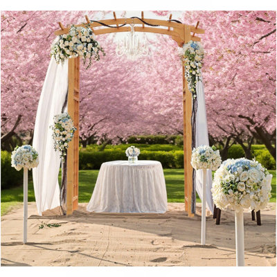 Treillis en bois de style pergola