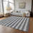 Washable Striped Indoor / Outdoor Rug-1836493764
