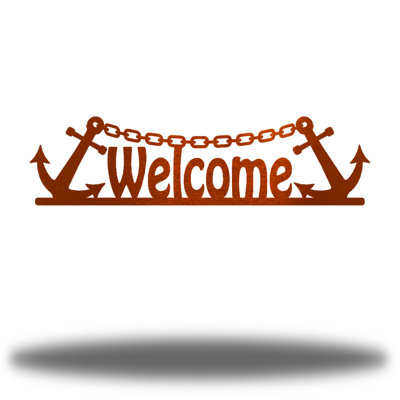 Welcome Anchor Wall Accent -  Riverside Designs LLC, WA0001-3cop12