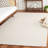 Borinka Solid Color Hand Tufted Wool Area Rug in Ivory-88088860