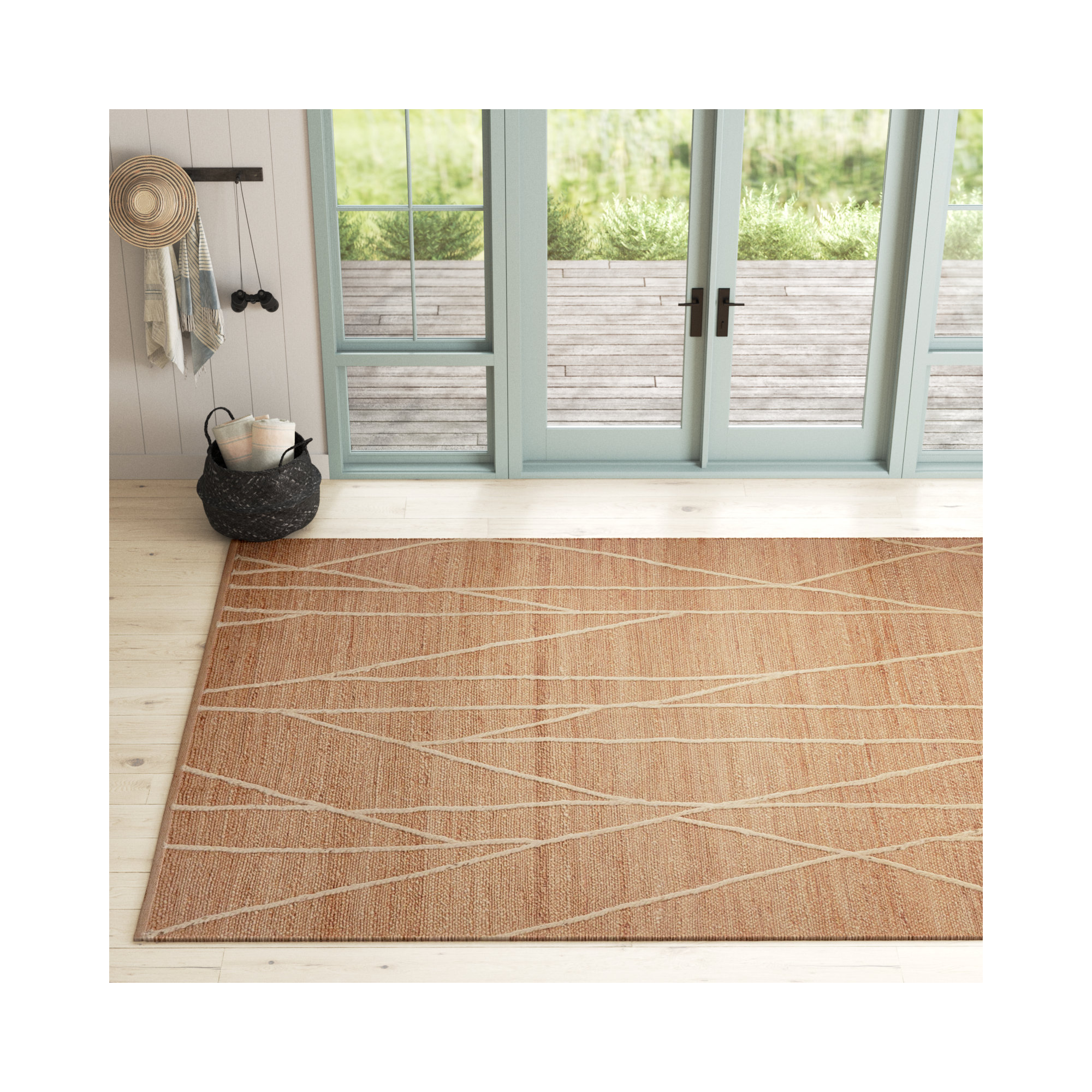 Albemarie Handmade Jute / Sisal Tan Rug, Rectangle 9'3" x 13'