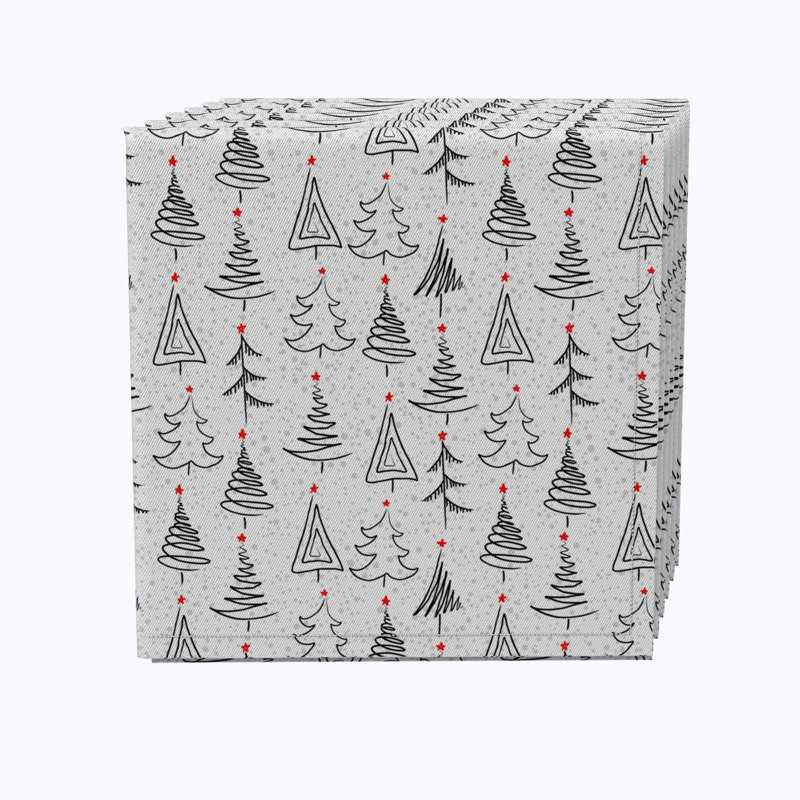 Emiry 100% Cotton No Pattern Square Napkin