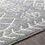 Tapis géométrique gris / crème Bowles-1246297856