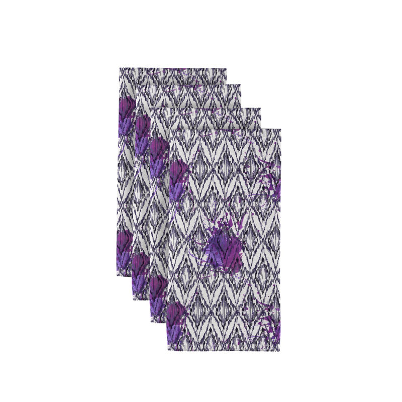Adama Polyester Geometric Square Napkin