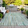 Machine Washable Indoor/Outdoor Xhevrie Aloe Rug