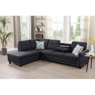 Latitude Run® Jacksmith 97 Width 3-Pieces Sectional Sofa & Chaise,Ottoman  & Reviews