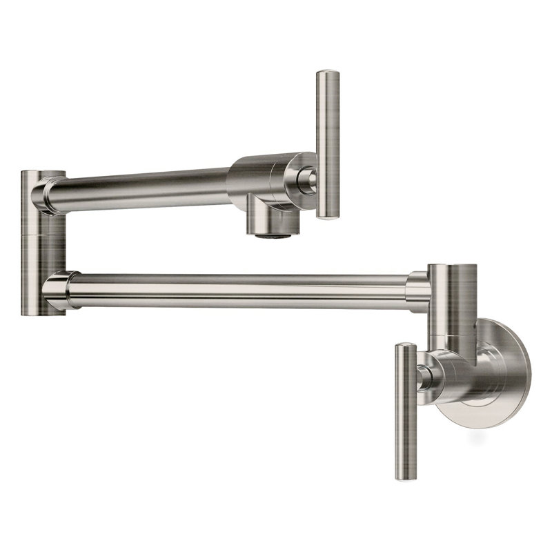 Robinet remplisseur avec accessoires MANNOX, Nickel brossé