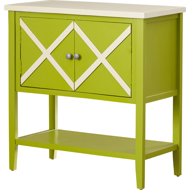 Jenny 30.1'' Solid Wood Sideboard, Lime Green