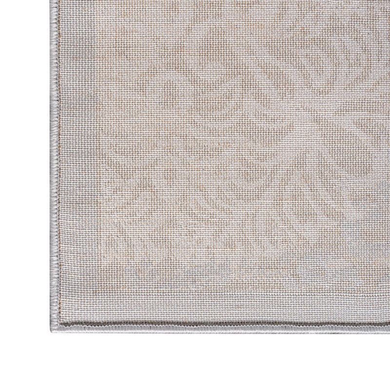 Tapis transitionnel Glencoe couleur galet, Carré 5 pi 3 po