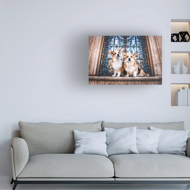 Art sur toile, Natalie Grosse Corgi, H 12 po x l 19 po