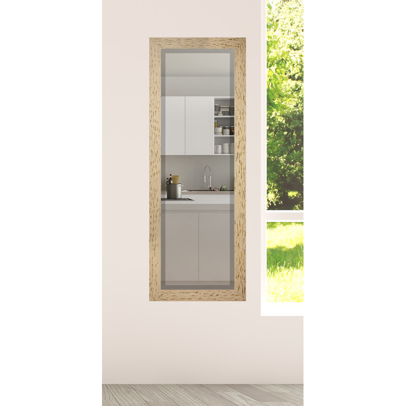Miroir pleine grandeur Renegar, H 59 po x l 20 po, Crème / Noir