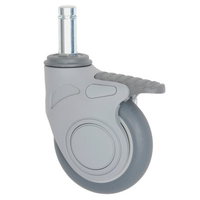 5" Polymer Swivel Caster with Brake