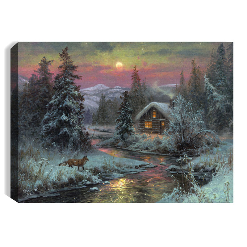 Hutzler - Toile de table éclairée 8 x 6 Twilight Hideout