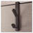 Tigner Plastic Over-the-Door 2 - Hook Wall Mounted Coat Rack