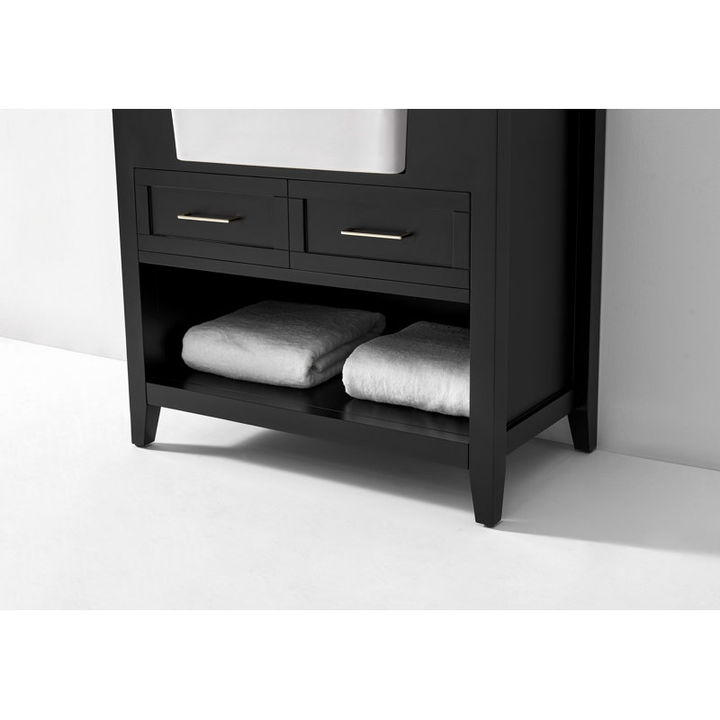 36'' W Single Vanity, Black Onyx