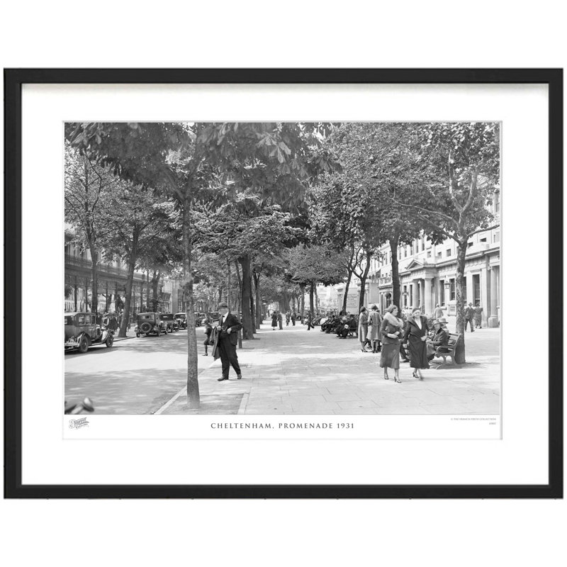 Cheltenham, Promenade 1931 by Francis Frith - Single Picture Frame Print, 45cm H x 60cm W x 2.3cm D