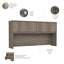 Ensemble de bureau 4 pièces avec rehausse Studio C-329223970