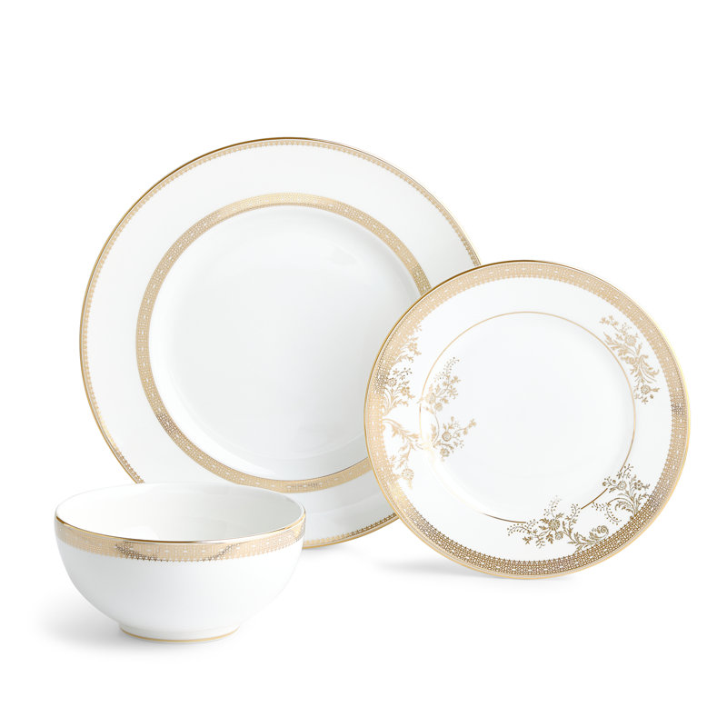Vera Wang Lace 12-Piece Set, Gold