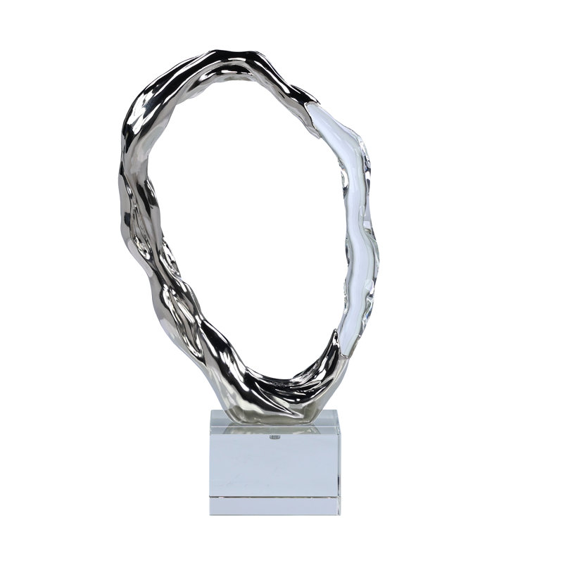 Metallic Ice Sculpture, Large Nickel, Nickel