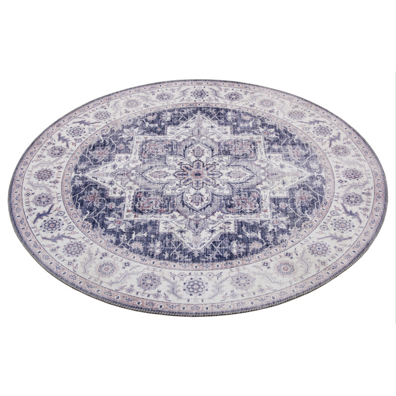 Anthea Tufted Mauve Rose Rug