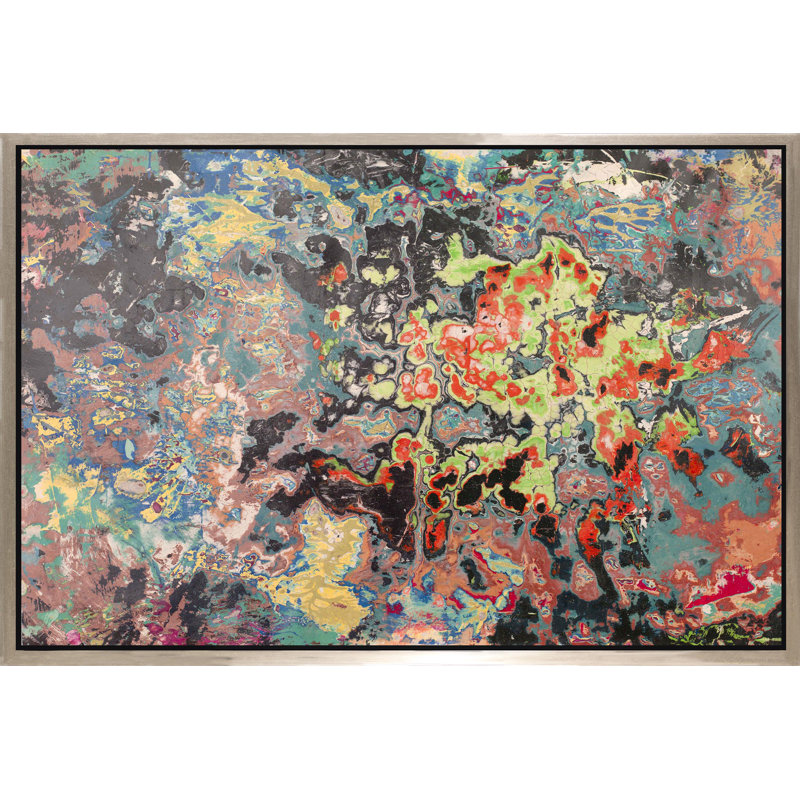 Bursts Of Radiance Painting, 24" H x 36" W