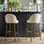  Tabouret de bar Rivet Modern Glam-124279733