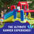 Banzai 2 in 1 Ultimate Aqua Sports Water Park and Climb 'N Bounce House Combo
