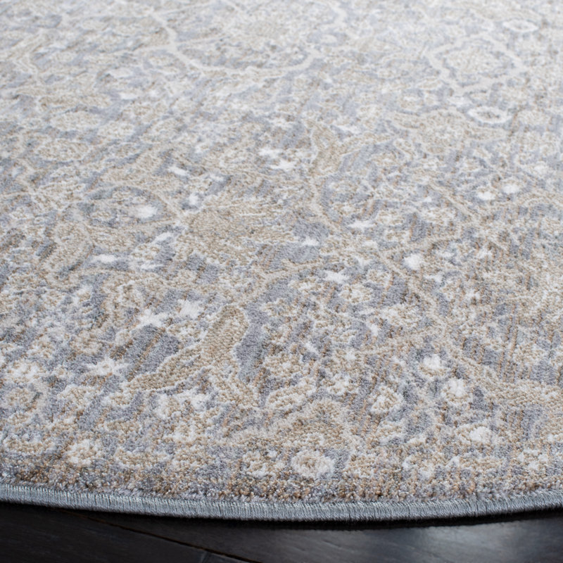 Bardella 300 Performance Oriental Rug, Round 6'7"