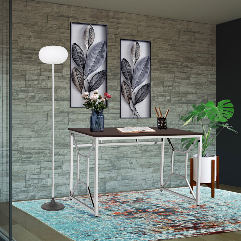 Martha Office Workspace Desk MDF/Chrome(Desk)
