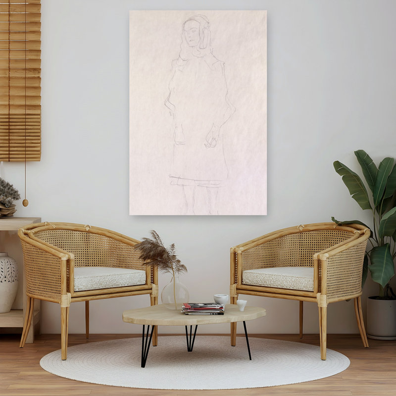 Mada Primavesi, vers 1925. Estampe d'art mural abstraite contemporaine., H 60 po x l 40 po