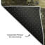 Tapis abstrait lavable à la machine de qualité supérieure Dahl AMF1072-2119337230