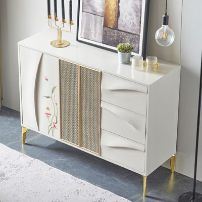 Pattern art decorative cabinets Simple lockers