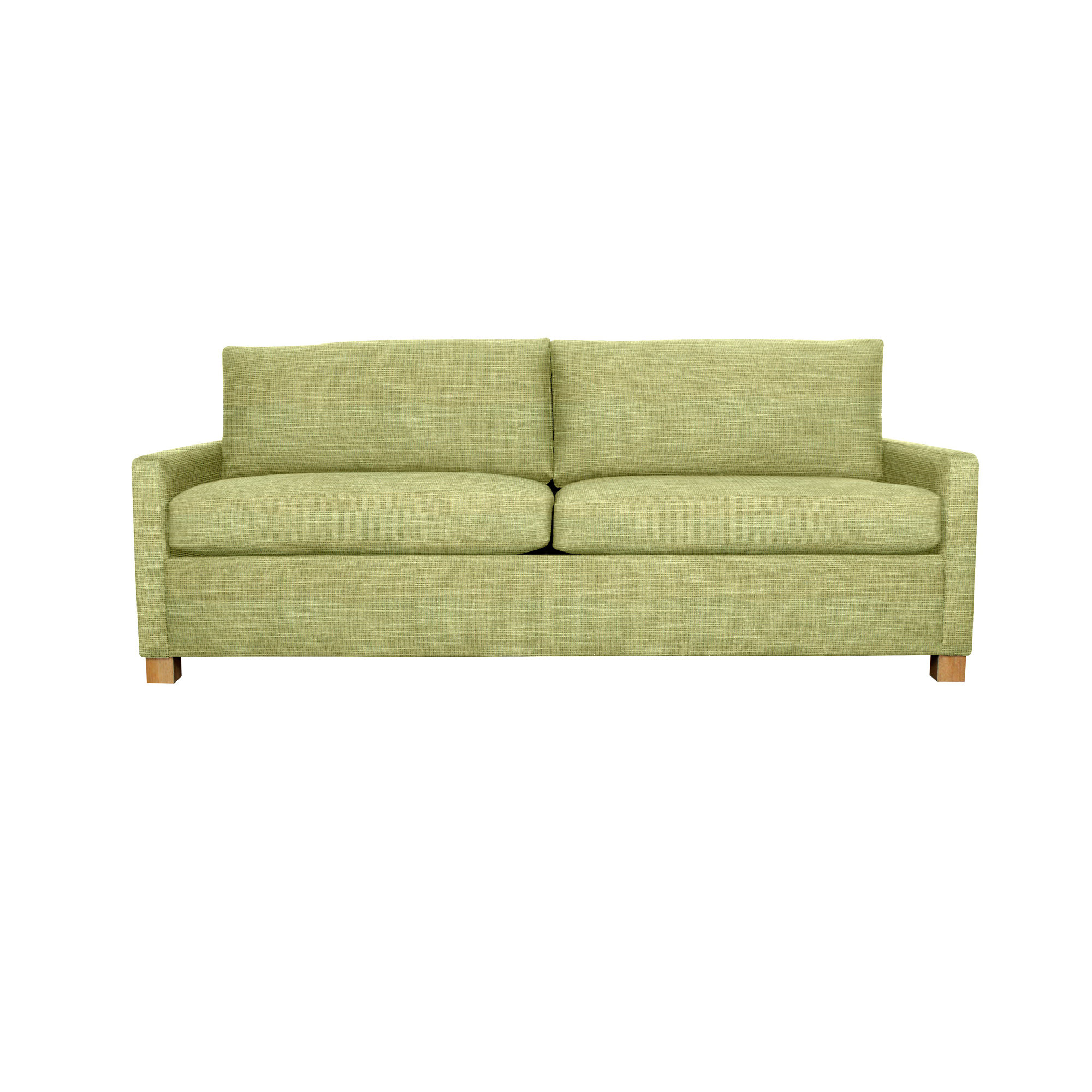 Louisa 87'' Square Arm Sofa Bed, Ridgecrest Meadow Basketweave