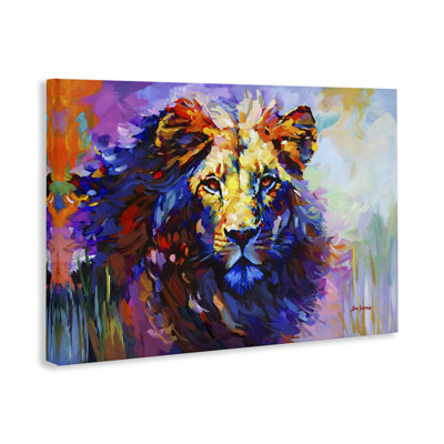 «Paint Strokes Lion» par Leon Devenice
