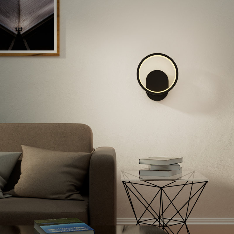 Arismendy LED Dimmable Flush Mounted Sconce
