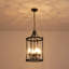 Lustre cylindrique moderne à 4 lumières Sparklet