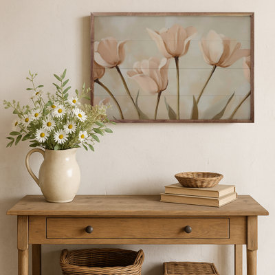 Coquelicots rose pâle par Franklyn Gregory