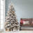 Frosted Pre-Lit Spruce Christmas Tree-1996172252