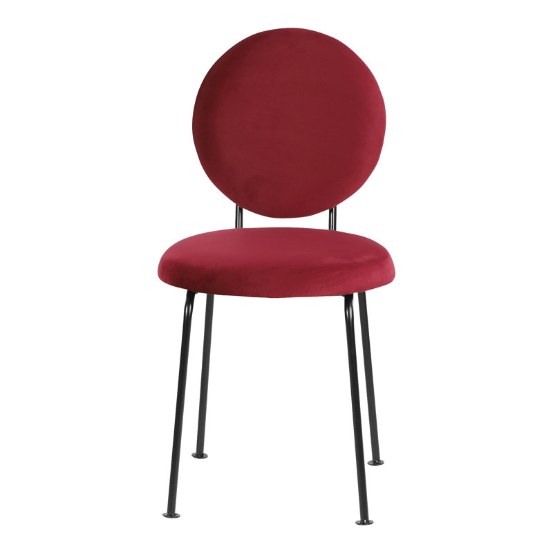 Medallion 52cm H Upholstered Side Chair, Burgundy