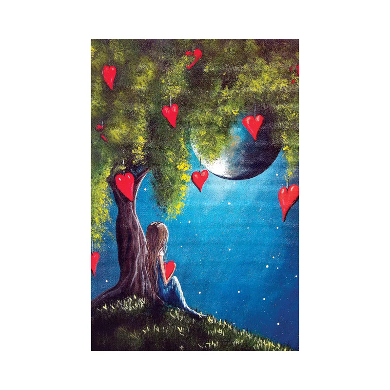 Under The Tree Of New Beginnings - Wrapped Canvas Print, 20.32 cm H x 30.48 cm W