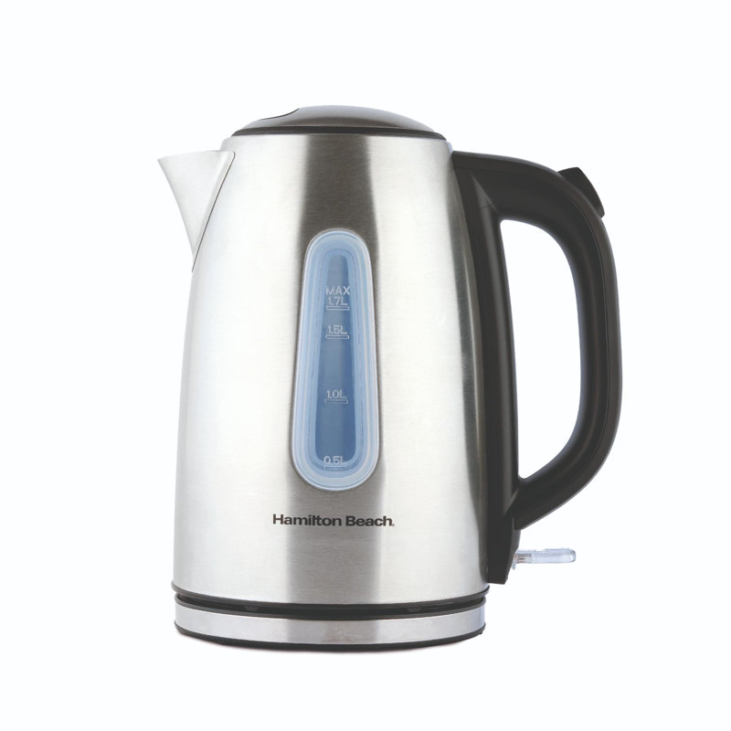 Hamilton Beach 1.7L Stainless Steel Electric Tea Kettle, Chrome