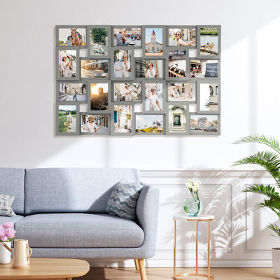 Cadre photo mural, galerie Collage, 24 photos