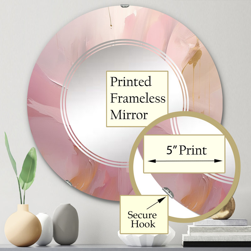Miroir mural Esterville, 24 po x 24 po