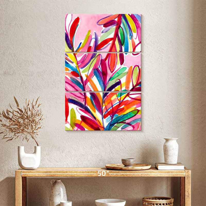 Harnek Kaleidoscope Leaves, 38" H x 24" W