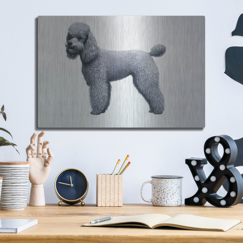 "Caniche" par Harro Maass, H 12 po x l 16 po