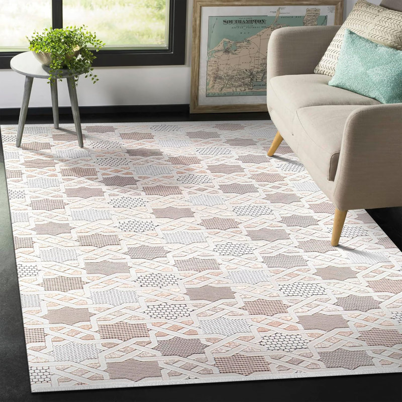 Stylish Area Rugs Soft Entryway Rug Pad Bedroom Rugs Non Slip Floor Mat Indoor Hallway Carpet BY003, Rectangle 120 x 180 cm