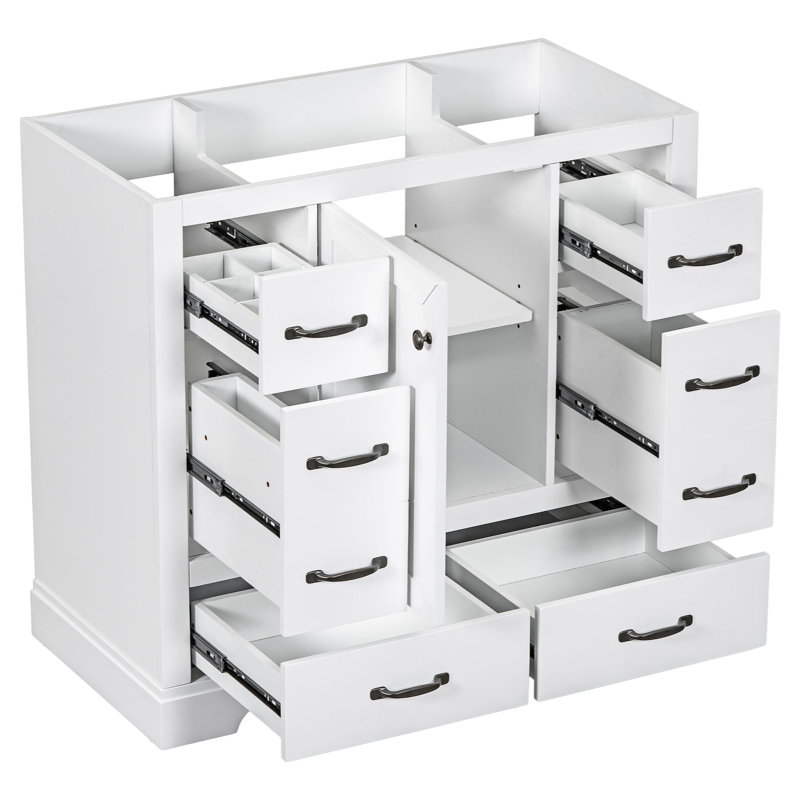 35.5 " Single Bathroom Vanity Base