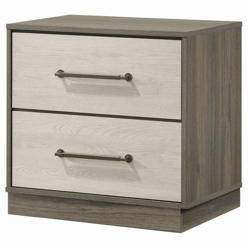 Table de chevet 2 tiroirs Edmondson